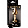 Анальная пробка с кристаллом Fetish Fantasy Gold Luv Plug