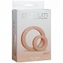 Телесные эрекционные кольца Platinum Premium Silicone The C-Rings