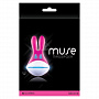 Розовый вибратор MUSE MASSAGER с ушками