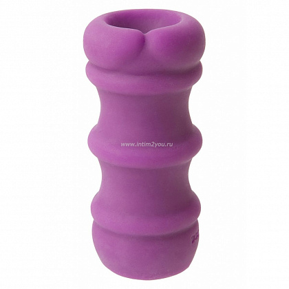 Лиловый мастурбатор MOOD PLEASER UR3 THICK RIBBED