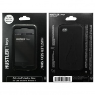 Черный силиконовый чехол HUSTLER для iPhone 4, 4S