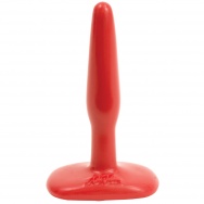 Красная анальная пробка Butt Plug Red Slim Small