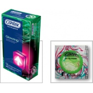 Светящиеся презервативы CONTEX Glowing, 12 шт.