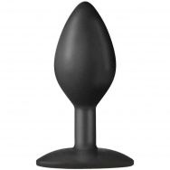 Черная анальная пробка Platinum Premium Silicone - The Minis Spade Medium - Black M