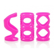 Набор насадок Posh Silicone Lover’s Cages розовый