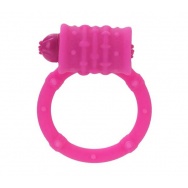 Эрекционное кольцо Posh Silicone Vibro Rings с вибрацией розовое