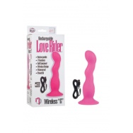 Перезаряжаемый вибромассажер Rechargeable Love Rider Wireless “G” из силикона , розовый