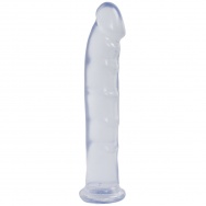 Прозрачный фаллоимитатор Jelly Jewel Dong Suction Cup Diamond - 20 см.