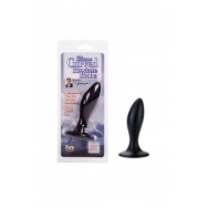 Массажер простаты Curved Silicone Prostate Probe из силикона черный