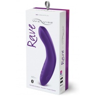 Фиолетовый вибромассажёр We Vibe Rave Purple - 19,3 см.