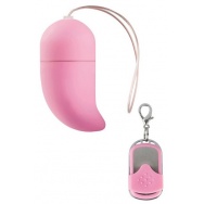 Розовое виброяйцо Vibrating G-spot Egg medium с пультом ДУ