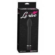 Чёрный вибратор LE REVE CUPIDS ARROW - 18 см.