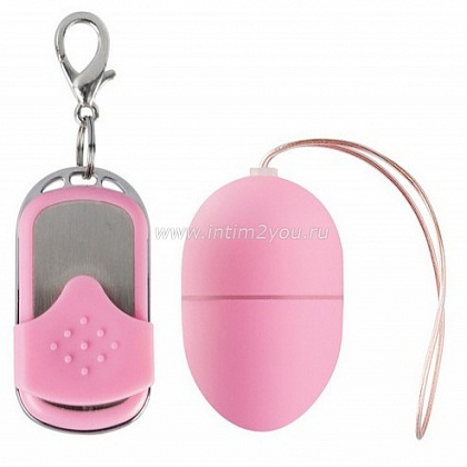 Розовое виброяичко 10 Speed Remote Vibrating Egg Small