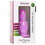 Большая розовая анальная втулка Big Buttplug - 13 см.