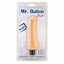 Телесный вибратор Mr.Baton Soft №11 - 16 см.