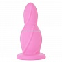 Большая розовая анальная втулка Big Buttplug - 13 см.