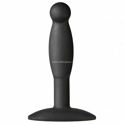 Черная анальная пробка Platinum Premium Silicone - The Minis - Smooth Small - Black S