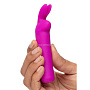 Лиловая вибропуля с ушками Rechargeable Rabbit Ears Bullet Vibrator