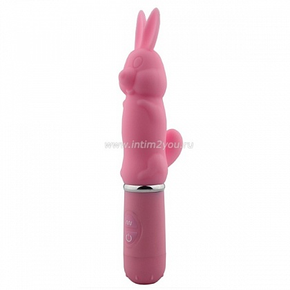 Розовый вибростимулятор в форме кролика 10 Function Rabbit