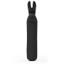 Черная вибропуля с ушками Rechargeable Rabbit Ears Bullet Vibrator