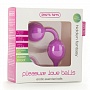 Розовые вагинальные шарики Pleasure Love Balls