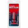 Красная анальная пробка Butt Plug Red Slim Small