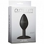 Черная анальная пробка Platinum Premium Silicone - The Minis Spade Medium - Black M