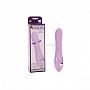 Вибромассажер Harlow 5-Function Silicone Rotating   Vibrating Massager с ротацией  из силикона фиоле