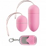 Розовые виброяйца Vibrating egg Two-pack с пультом ДУ