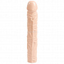 Фаллоимитатор с рельефом Quivereng Cock Sleeve - 25,4 см.