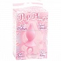 Розовая анальная пробка POP PLUGS medium