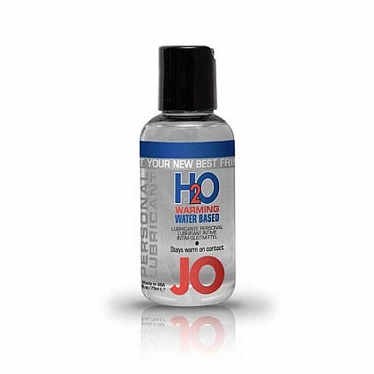 Возбуждающий любрикант на водной основе JO Personal Lubricant H2O Warming, 2.5 oz (75 мл)