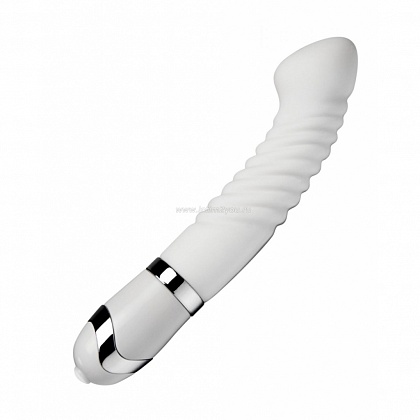 Белоснежный вибратор Le Reve Silicone Petite - 14 см.