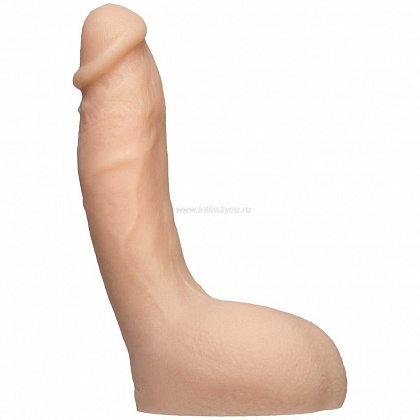 Силиконовая насадка к трусикам Vac-U-Lock - James Deen Silicone Cock - 20 см.