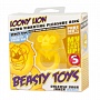 Жёлтая вибронасадка Beasty Toys Looney Lion