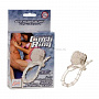 Лассо со стимулятором клитора Vibrating Cinch Ring - Clear