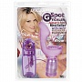 Фиолетовый вибромассажёр Vivid G-spot Tickler