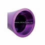 Вибромассажер PURE ALUMINIUM - PURPLE LARGE рельефный фиолетовый