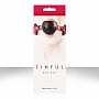 Кляп SINFUL BALL GAG виниловый розовый