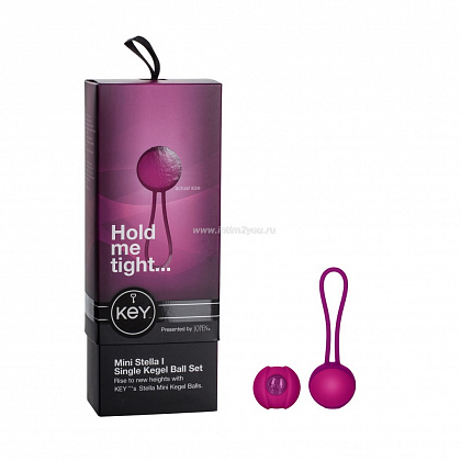 Розовый вагинальный шарик MINI STELLA I KEGEL BALL