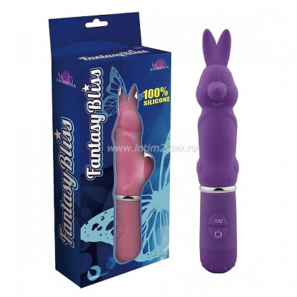 Фиолетовый вибростимулятор в форме кролика 10 Function Rabbit