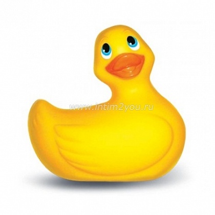 Жёлтый вибратор-утенок I Rub My Duckie малого размера