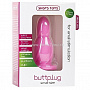 Малая анальная втулка Small Buttplug розового цвета - 9,2 см.