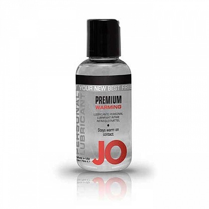 Возбуждающий любрикант на силиконовой основе JO Personal Premium Lubricant  Warming, 2.5 oz (75 мл)