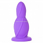 Фиолетовая анальная втулка Medium Buttplug среднего размера - 10,5 см.